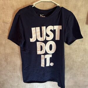 Nike Navy Blue Just Do It Tee